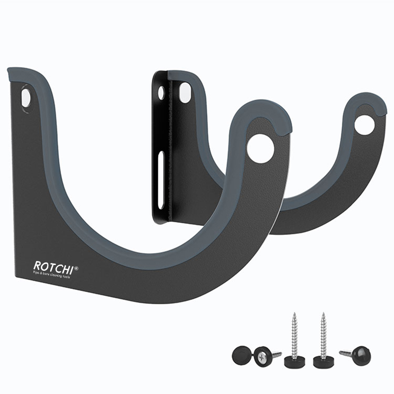 Heavy Duty Wall Mounted Steel Hooks na may Soft Rubber Protective Strips